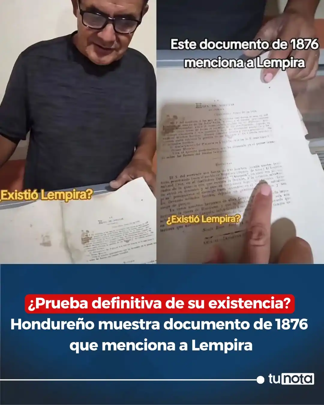Image from tunota: 😱Hondureño asegura tener evidencia histórica que confirma la existenc...