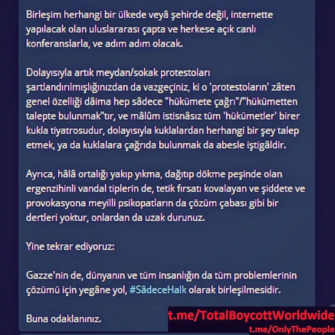 Image from kRasNi siRius a.k.a. 'Kırmızı' Nazmî Akyıldız: https://t.me/TotalBoycottWorldwide/2535...