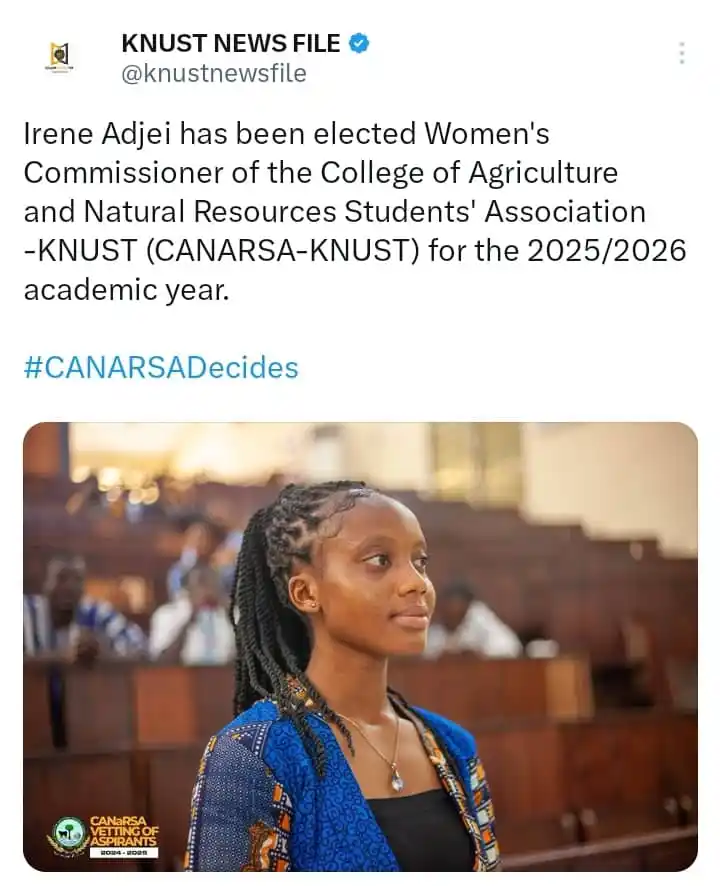 Image from KNUST NEWS FILE: https://x.com/knustnewsfile/status/1935389895712821617?t=OyVUUei2s0rwW...