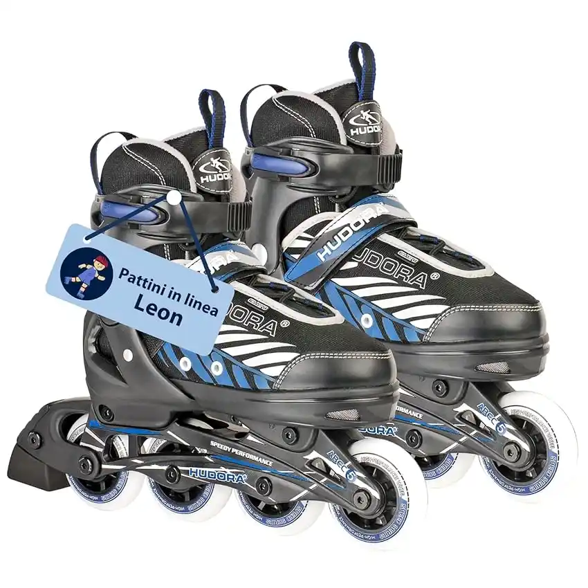 Image from 🔥MEGASCONTI AMAZON🔴 Risparmia con Offerte, Coupon e Sconti: 👀 HUDORA Pattini in linea Mia/Leon - Pattini in linea per bambini/rag...