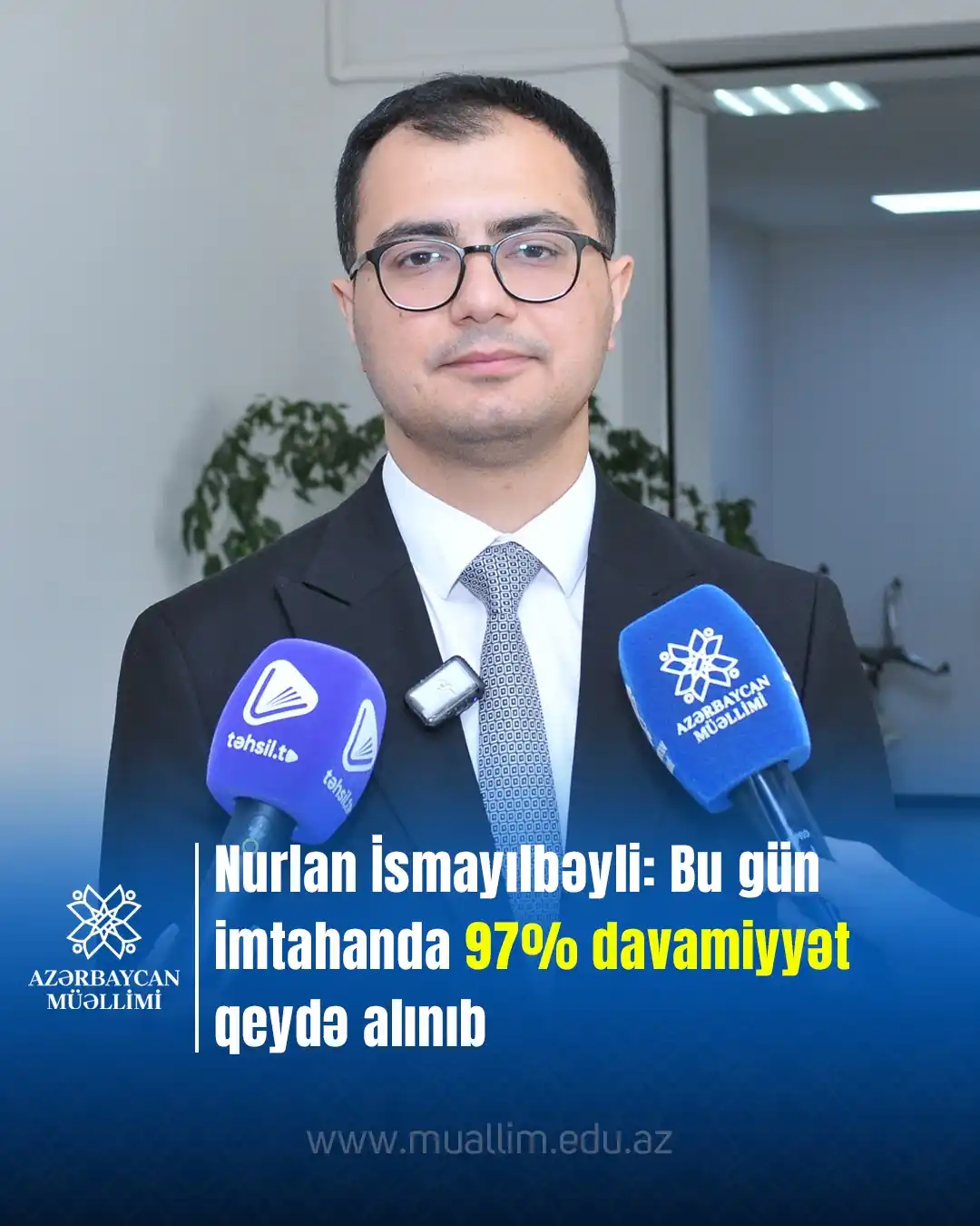 Image from Elm və təhsil media: “İlkin məlumatlara əsasən, 4000-dən artıq müəllim bu prosesdə iştirak ...