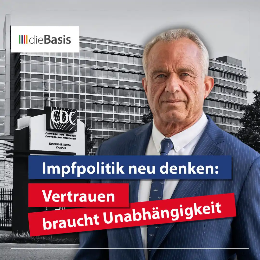 Image from dieBasis NRW: 🧬 *Impfpolitik neu denken: Vertrauen braucht Unabhängigkeit*   💥 *In...