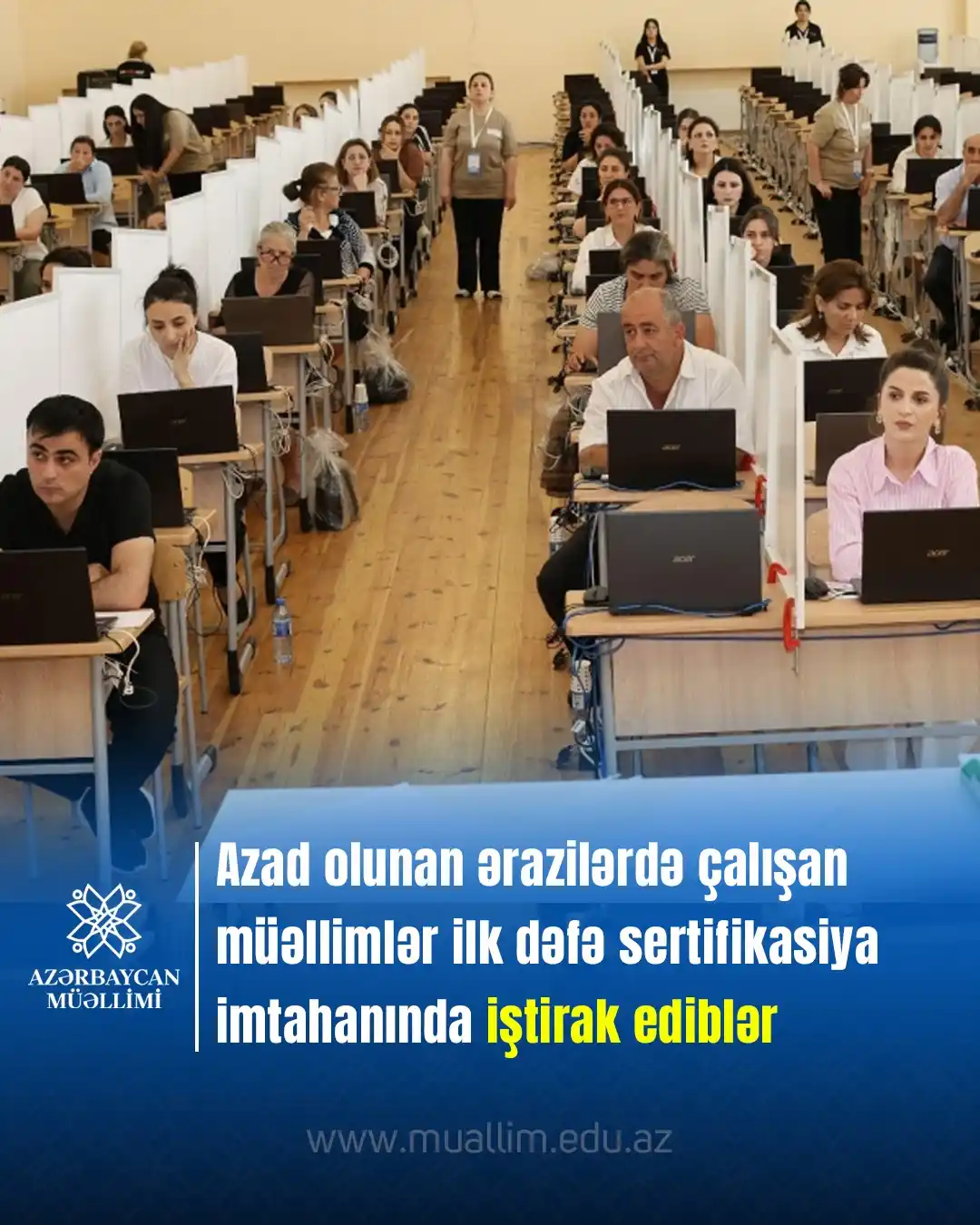 Image from Elm və təhsil media: İşğaldan azad olunan ərazilərdə çalışan təhsilverənlər ilk dəfə olaraq...