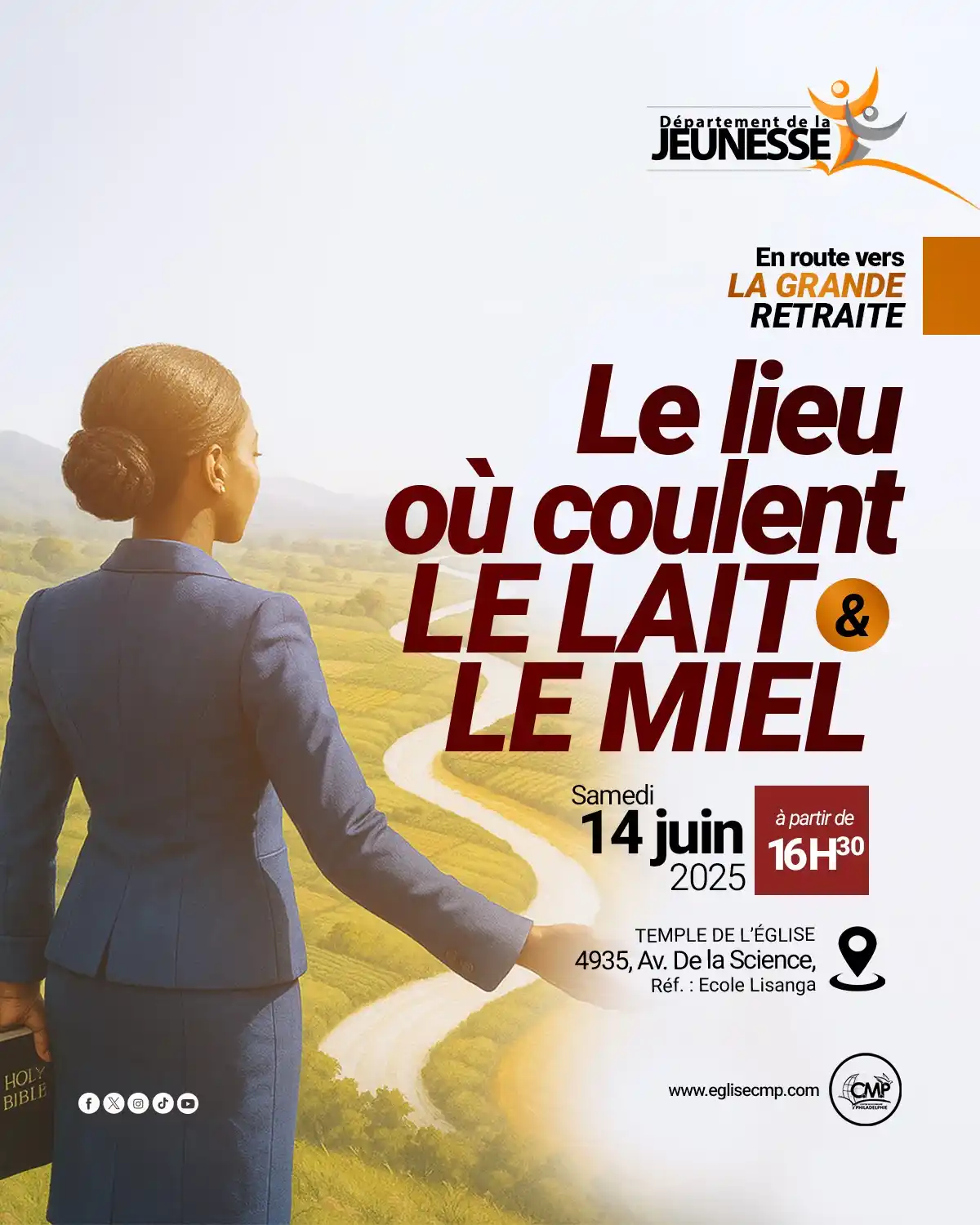 Image from Centre Missionnaire Philadelphie: “Je vous ferai entrer dans un bon pays, un pays où coulent le lait et ...
