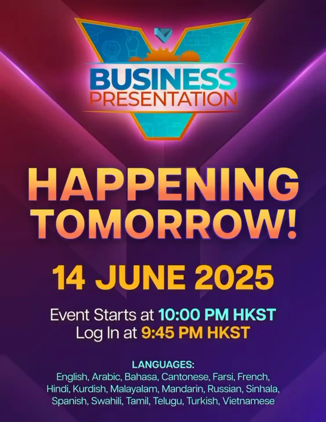 Image from QNET Official : *Join CHIEF's présentation tomorrow! Invite everyone!* We’re 1 day awa...