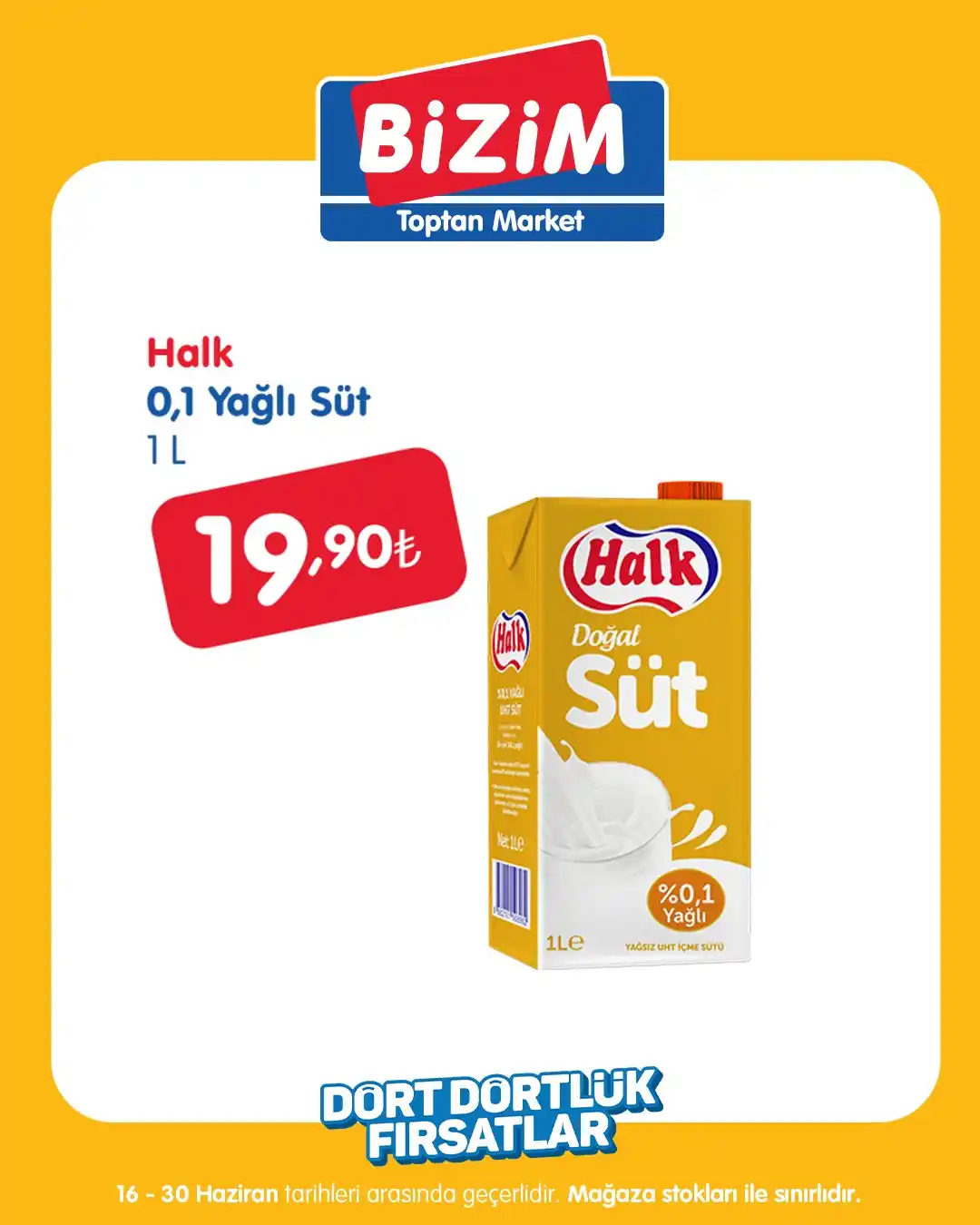 Image from Bizim Toptan Satış Mağazaları: Kahvaltılık ürünler efsane fiyata Bizim Toptan’da!🥛 ✅Halk 0,1 yağlı s...