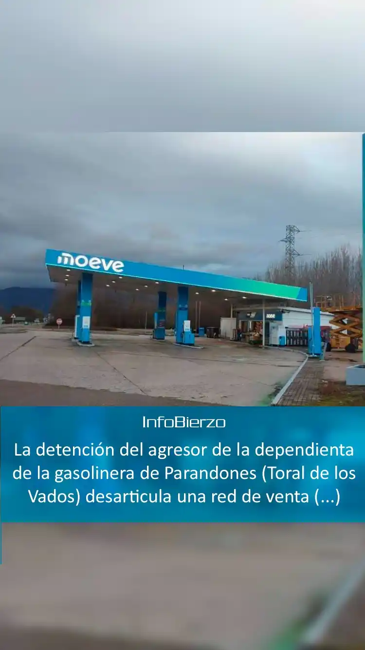 Image from InfoBierzo: La detención del agresor de la dependienta de la gasolinera de Parando...