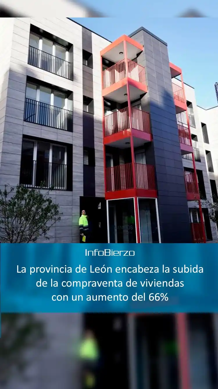 Image from InfoBierzo: La provincia de León encabeza la subida de la compraventa de viviendas...