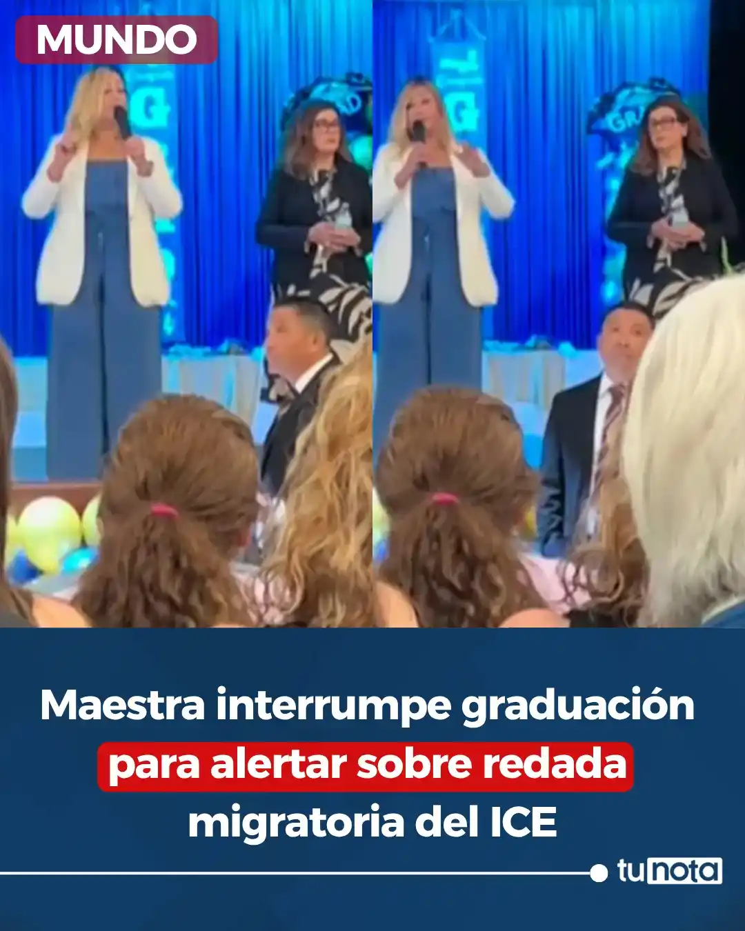 Image from tunota: 🔴¡Maestra se ofreció ayudar a algunos a salir para evitar que los atr...