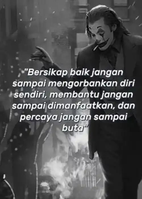Image from sound tiktok trend.: Mengorbankan kebahagiaan diri sendiri demi orang lain bukanlah kebaika...
