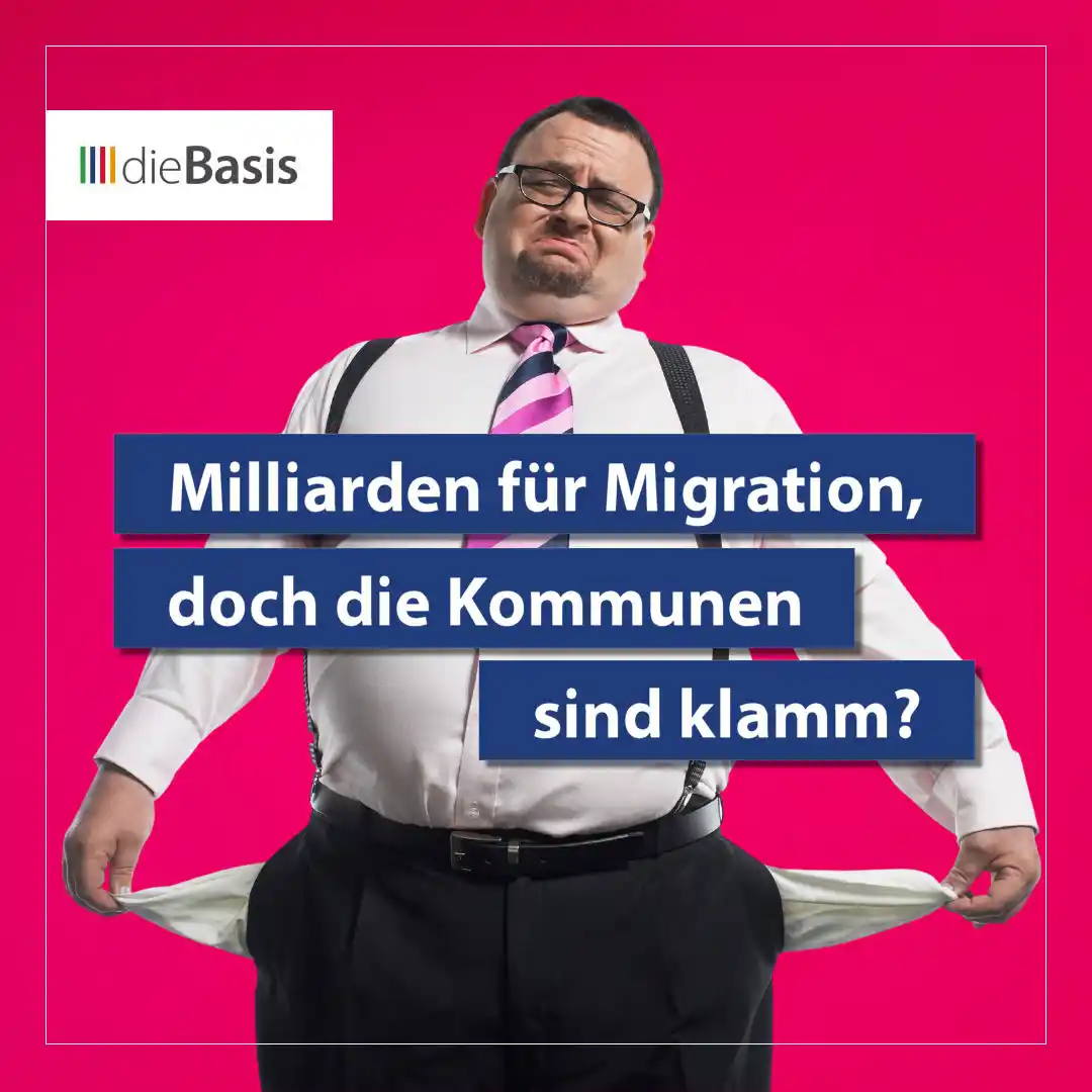 Image from dieBasis NRW: 💰 *Milliarden für Migration, doch die Kommunen sind klamm?* 🧐 *28 M...
