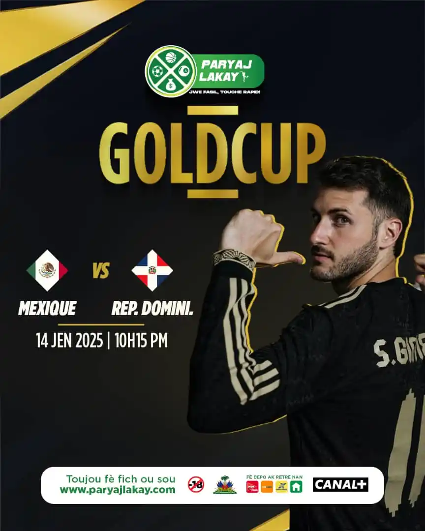 Image from Paryaj Lakay: Nou pare👀⁉️  Jodia se jou Gold Cup, jou pou w parye sou ekip  ou, jou...