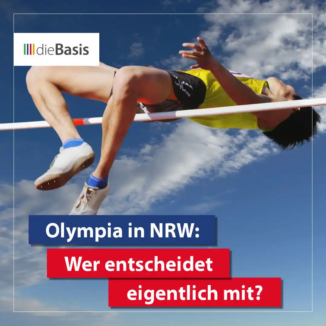 Image from dieBasis NRW: *🏋🏻♂️ Olympia in NRW: Wer entscheidet eigentlich mit?* 💸 *Olympia...