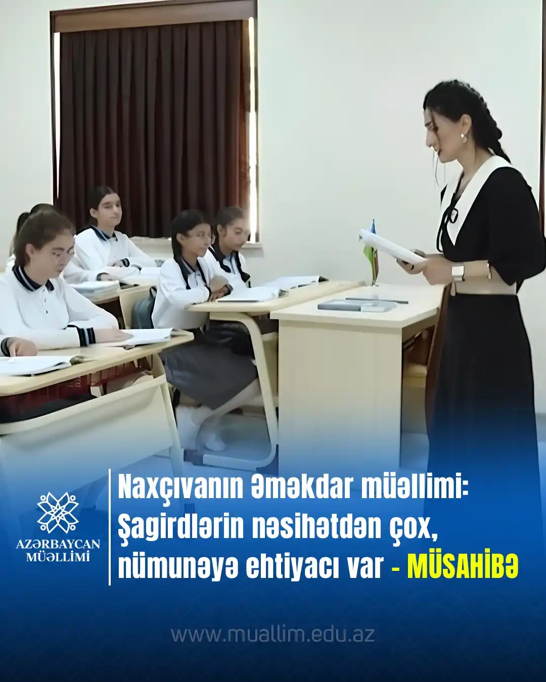 Image from Elm və təhsil media: 👥Ordubad rayonu Əndəmic kənd tam orta məktəbinin Azərbaycan dili və ə...