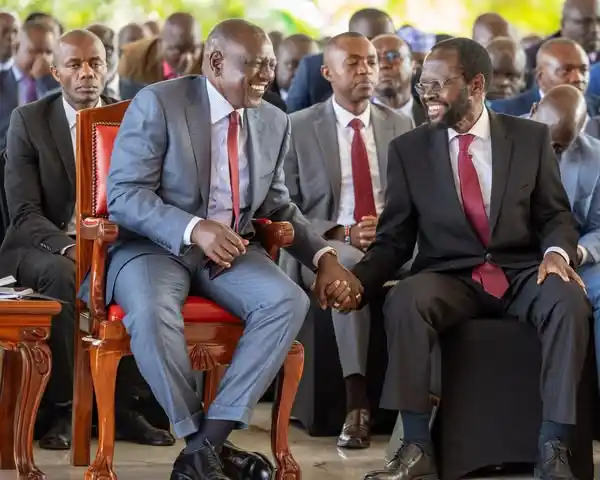 Image from KENYA GOSSIP CLUB OFFICIAL 🇰🇪: President Ruto hosts Kisumu Governor Anyang' Nyong'o and other leaders...
