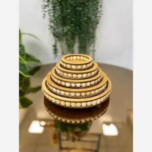 Image from تولید و پخش لوازم چوبی نهال: رایزر 5تکه مهره ای گرد 30سانت سایز بزرگ و اصلی کد کالا: 1463 قیمت :461...