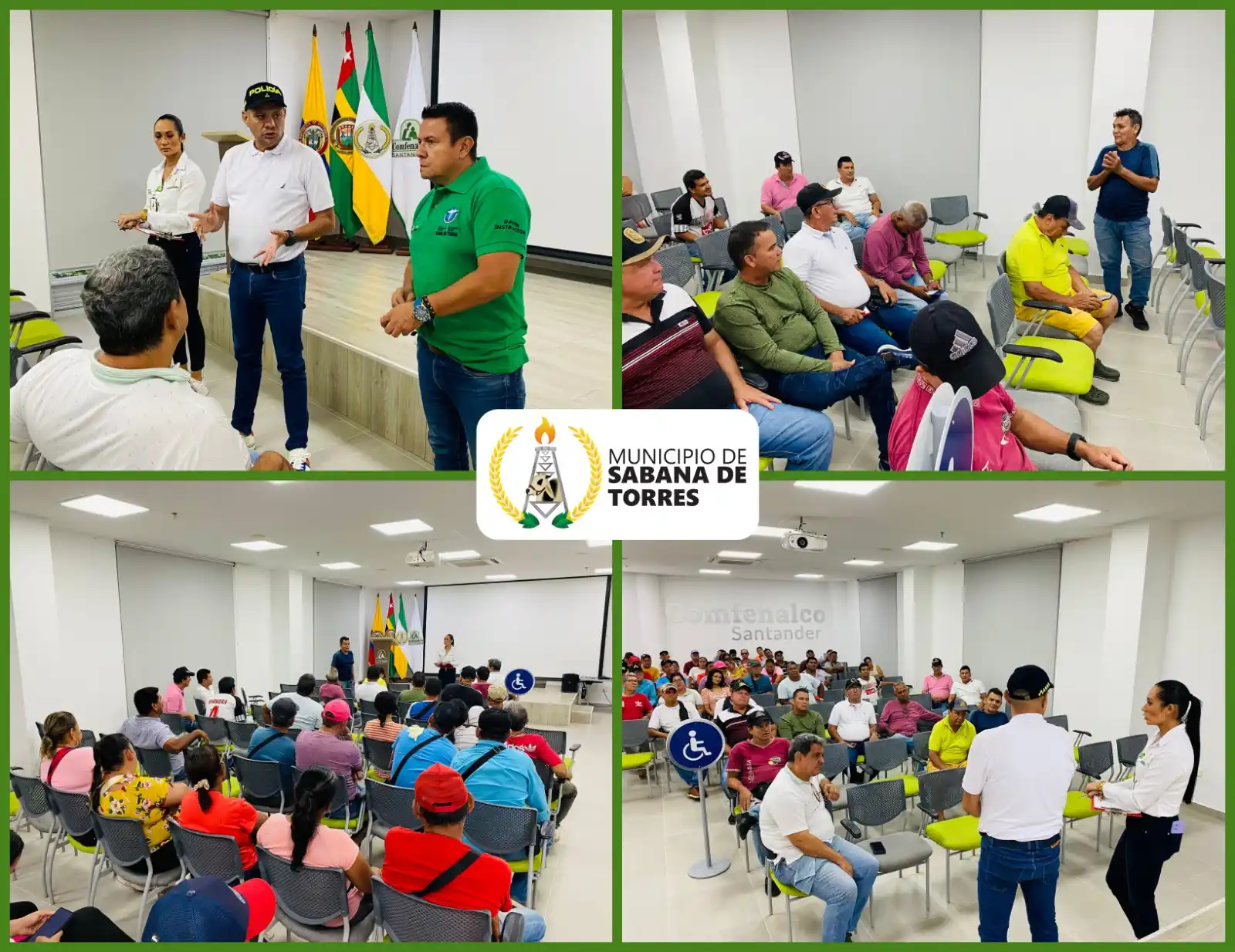 Image from Prensa Municipio Sabana de Torres: 🤝Realizamos acercamiento entre la Secretaría de Tránsito Municipal y ...