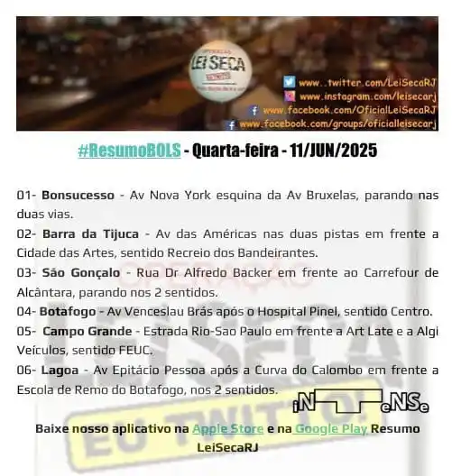 Image from ALERTA RIO 24 Hrs 🚨: <a class="text-blue-500 hover:underline cursor-pointer" href="/hashtag...