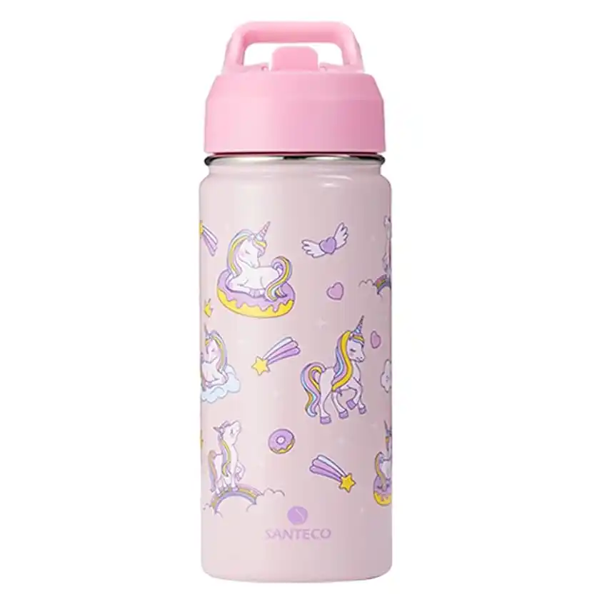 Image from 🔥MEGASCONTI AMAZON🔴 Risparmia con Offerte, Coupon e Sconti: 👀 SANTECO Borraccia Bambini Acciaio Inox, Senza BPA, 500ml Borraccia ...