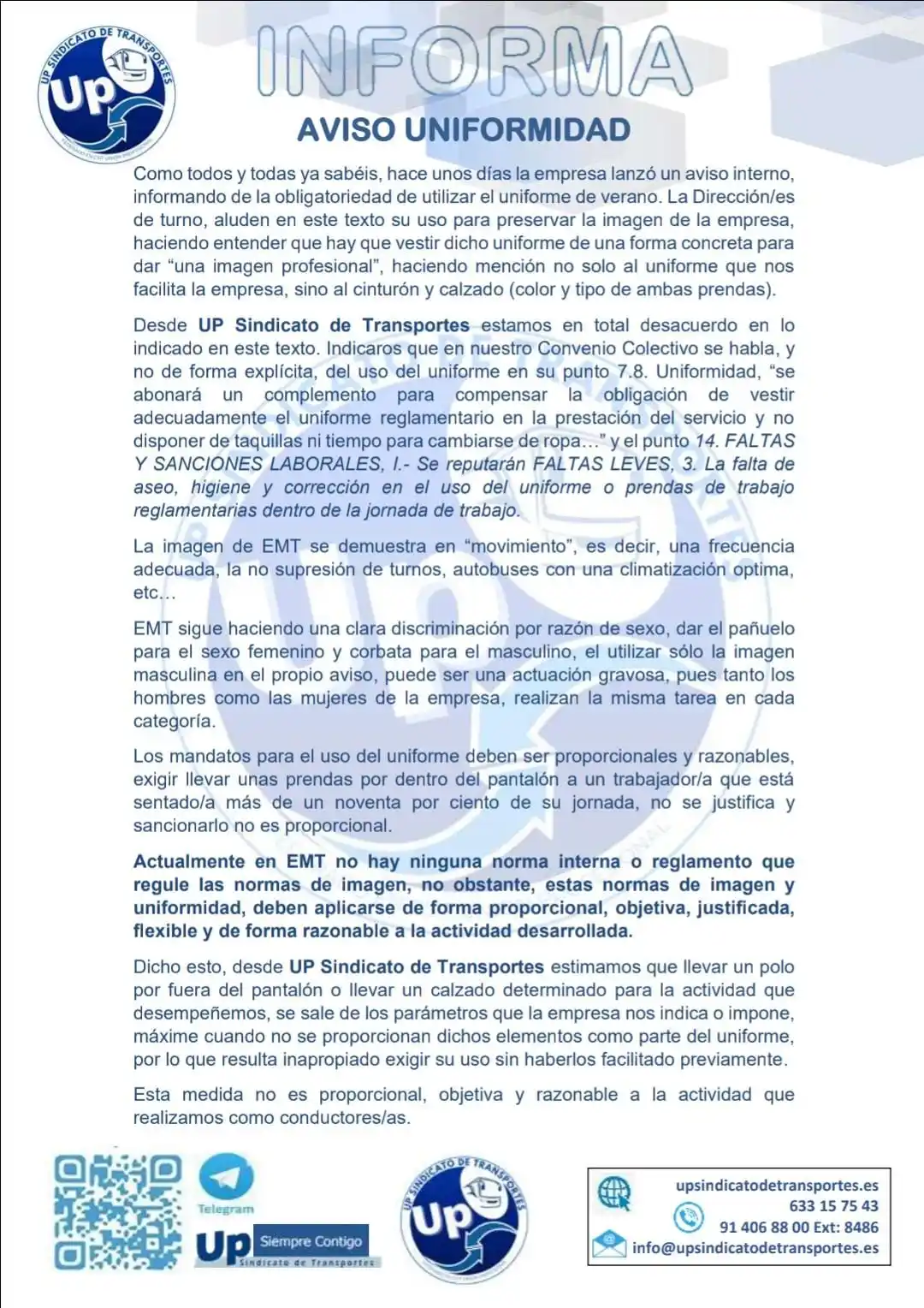 Image from UP Sindicato de Transportes: 🔵 🆙 Sindicato de Transportes ℹ️ <a class="text-blue-500 hover:unde...