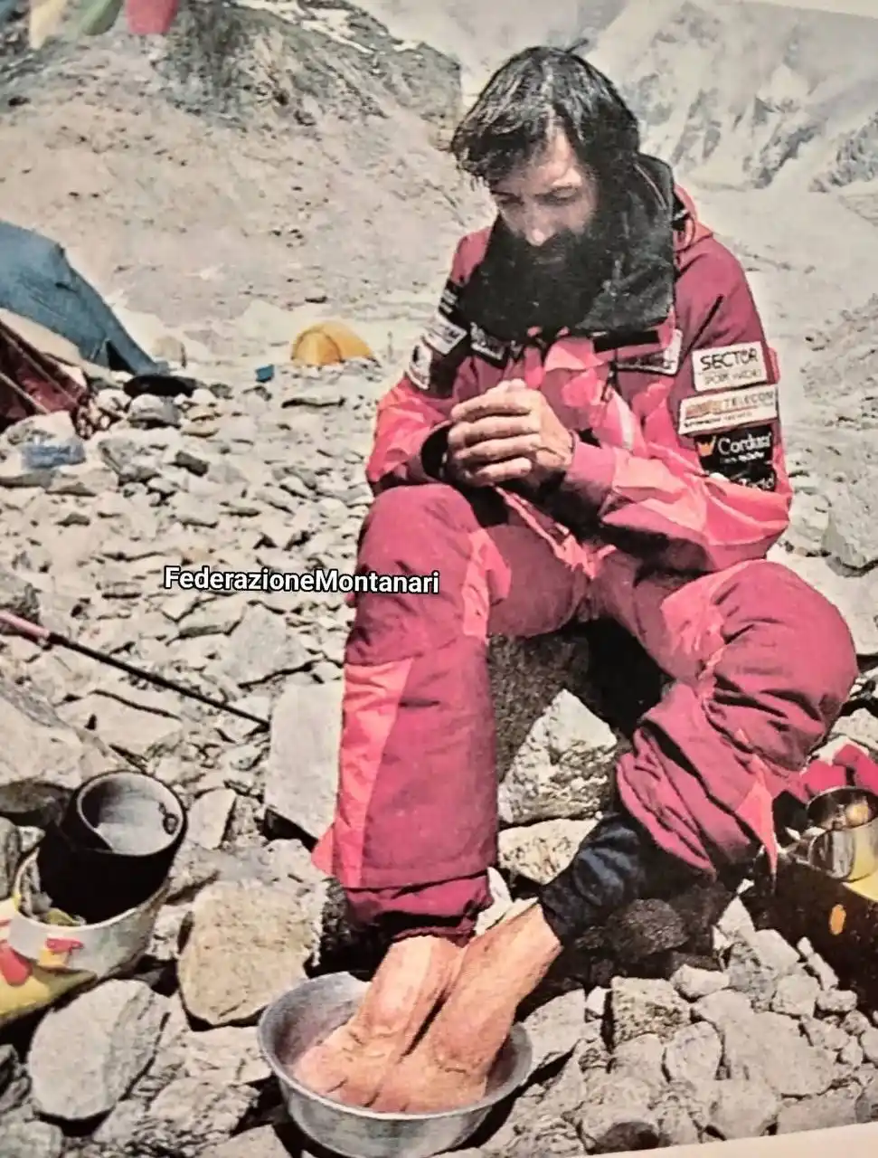 Image from آموزش کوهنوردی: سکوت سپید به روایت هانس کامرلندر در مسیر صعود به گاشربروم I، آناپورنا...