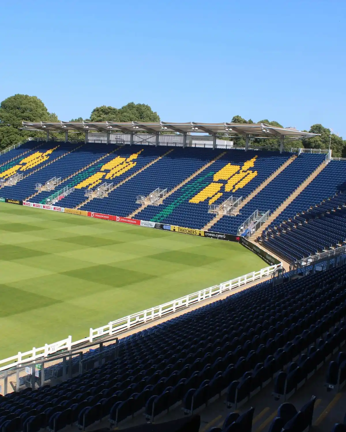 Image from Glamorgan Cricket: Sophia Gardens looking a picture just TWO days before welcoming a RECO...
