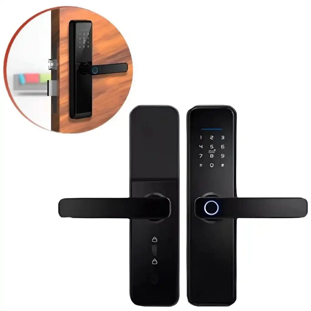 Image from Promoções e Descontos 💰: 🚨*SUA CASA TECNOLÓGICA E MAIS SEGURA!*🚨  🛍️Fechadura Eletrônica Dig...