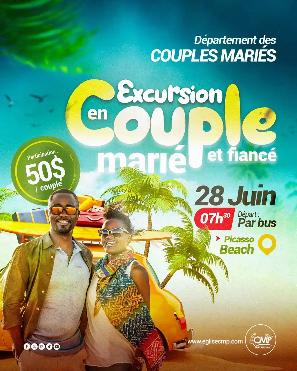 Image from Centre Missionnaire Philadelphie: ❤️🔥Team love, en route ! Le 28 juin 2025, cap sur 𝕻𝖎𝖈𝖆𝖘𝖘𝖔 𝕭�...