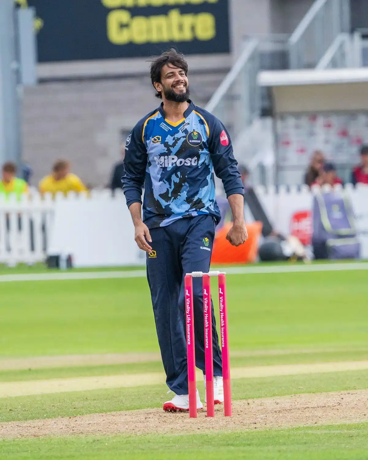 Image from Glamorgan Cricket: The perfect T20 bowler 🙌  4️⃣ overs  0️⃣ maidens  2️⃣3️⃣ runs  3️⃣ wi...