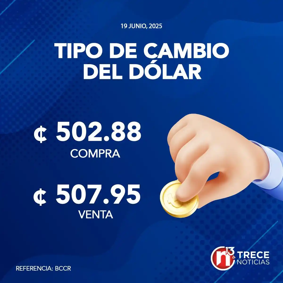Image from Sinart Digital: Tipo de cambio de referencia del dólar para el día de hoy, según el Ba...