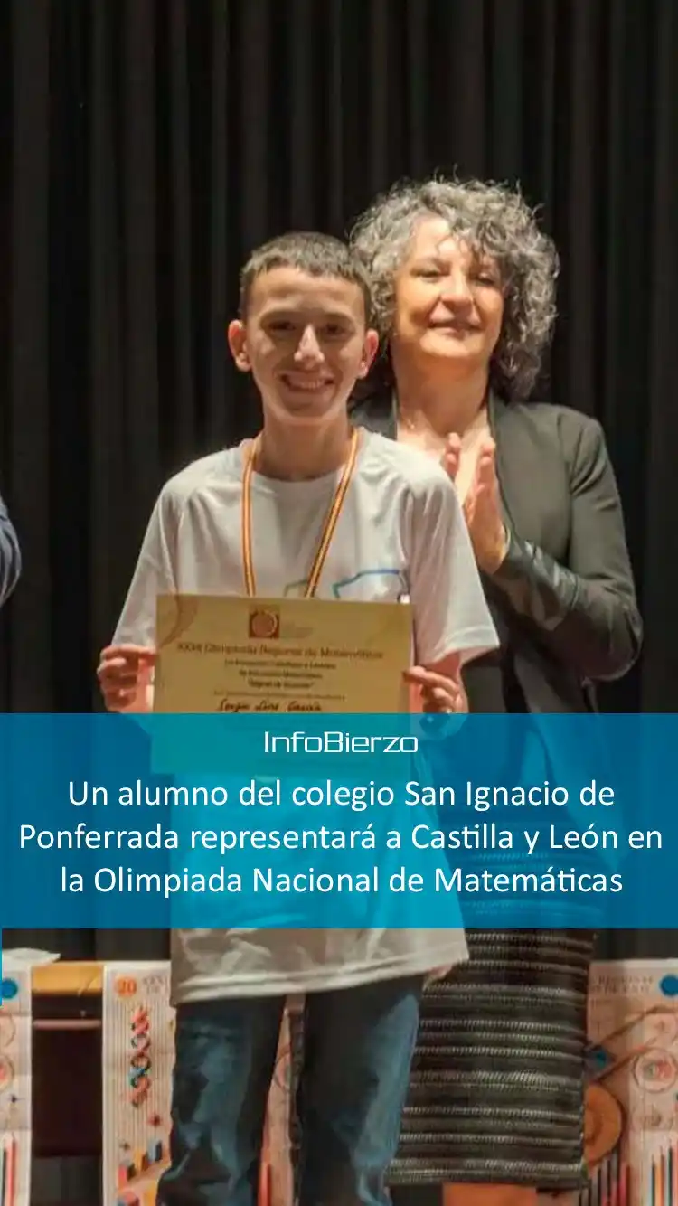Image from InfoBierzo: Un alumno del colegio San Ignacio de Ponferrada representará a Castill...