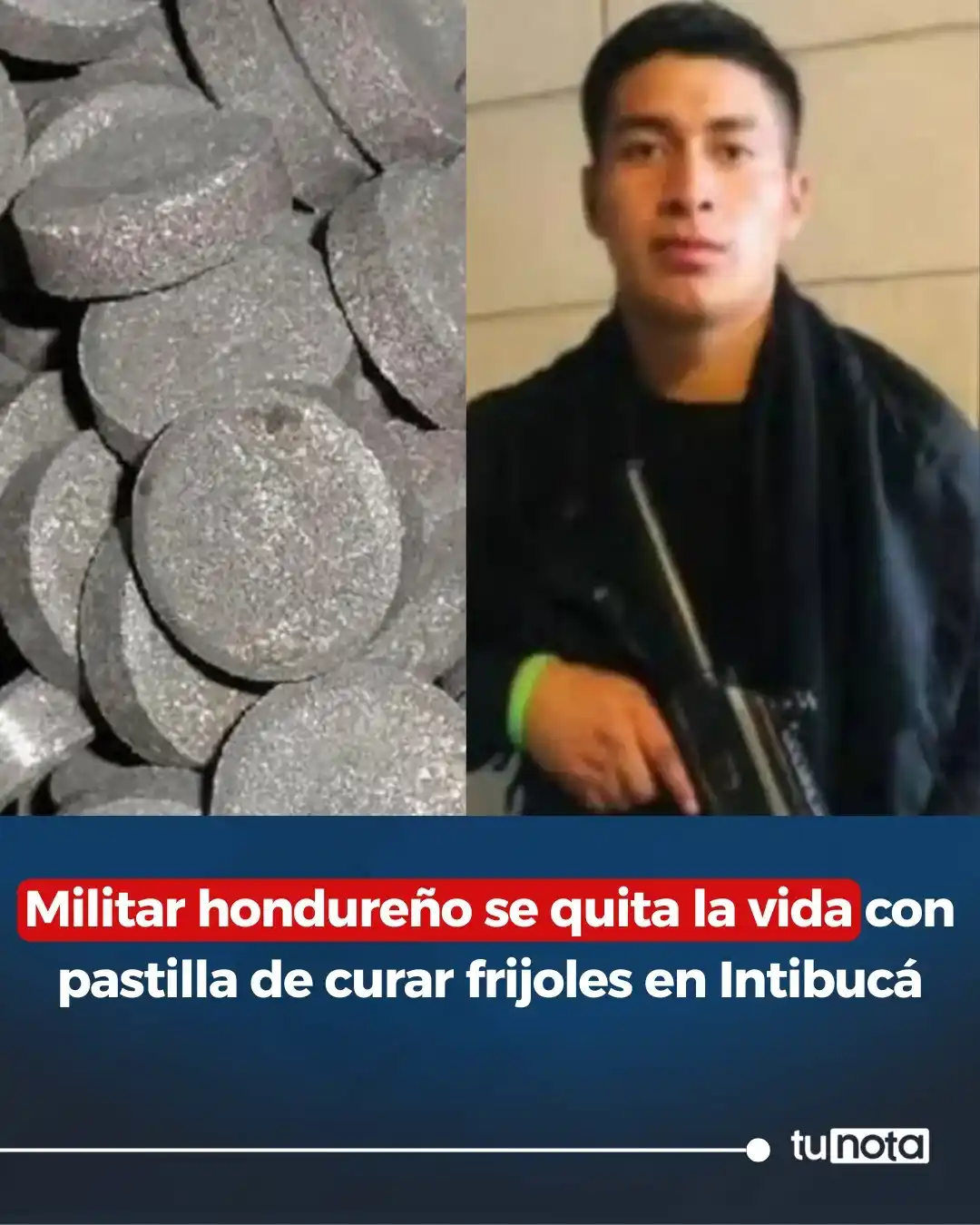 Image from tunota: 🔴Un militar de Lempira, murió tras ingerir pastilla de curar frijoles...