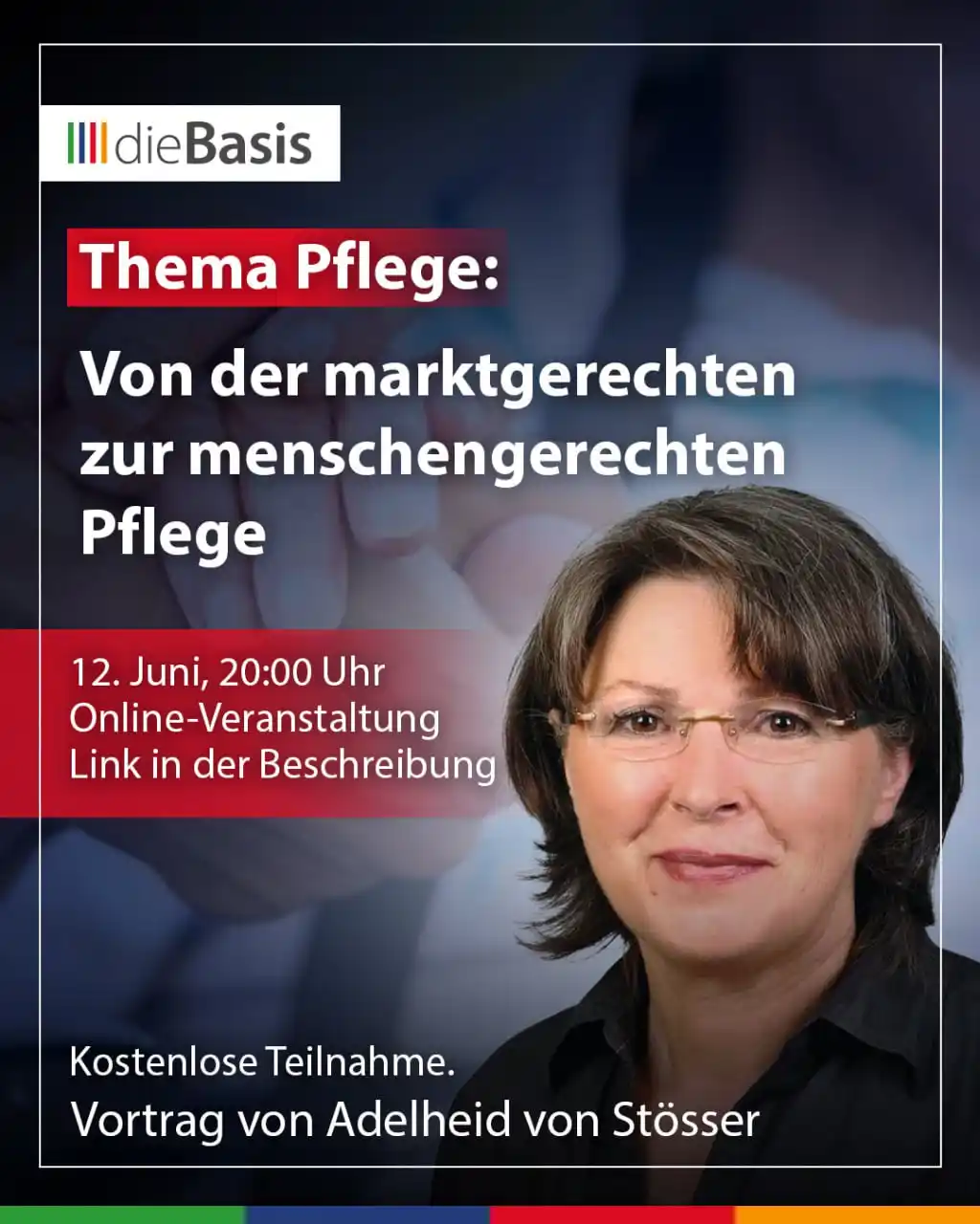 Image from dieBasis NRW: *Von der marktgerechten zur menschengerechten Pflege* Onlinevortrag & ...