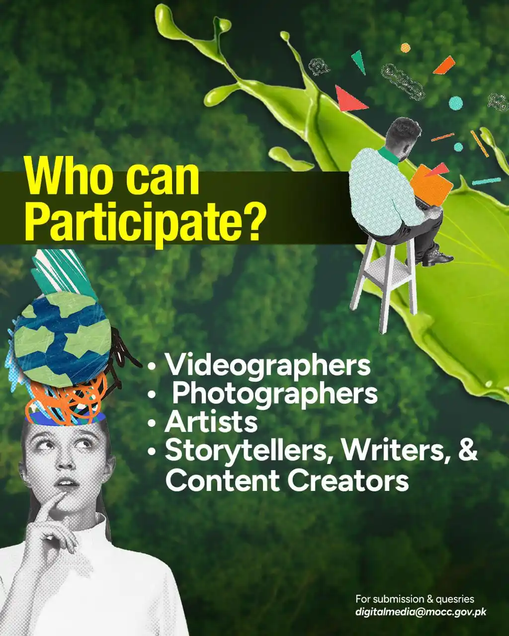 Image from Ministry Of Climate Change, GoP 🇵🇰: We invite content creators — videographers, photographers, writers, an...