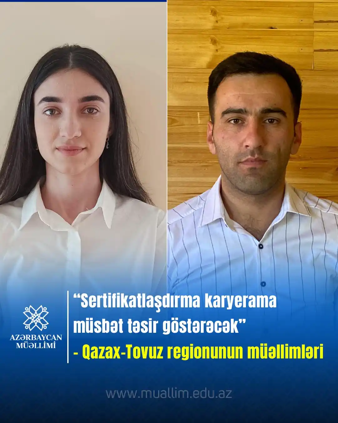 Image from Elm və təhsil media: “Yaxşı nəticə insana özünəgüvən qazandırır. Bu imtahan mənim üçün sadə...