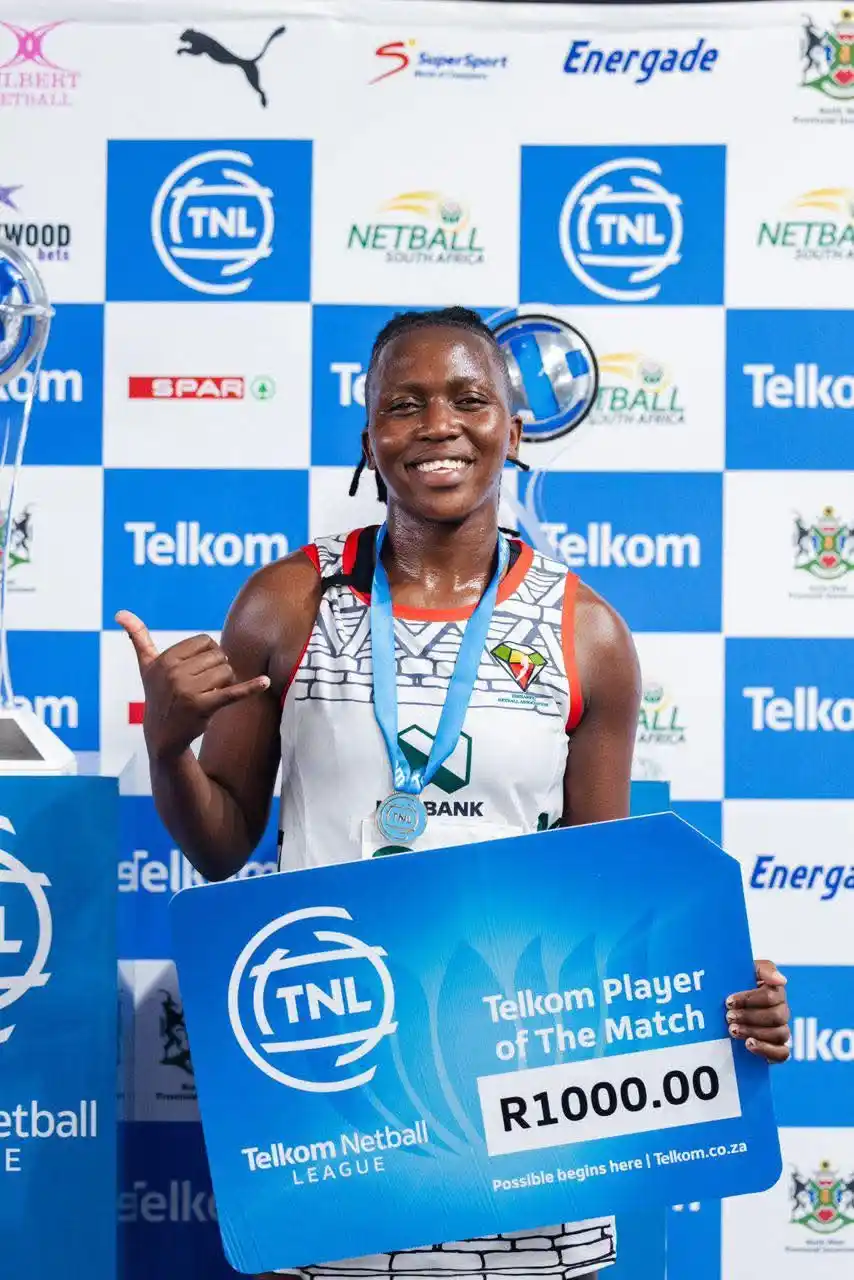 Image from #ZimSportLive: Zambezi Eagles Goal Attack Nicole Muzanenhamo claimed her second POTM ...