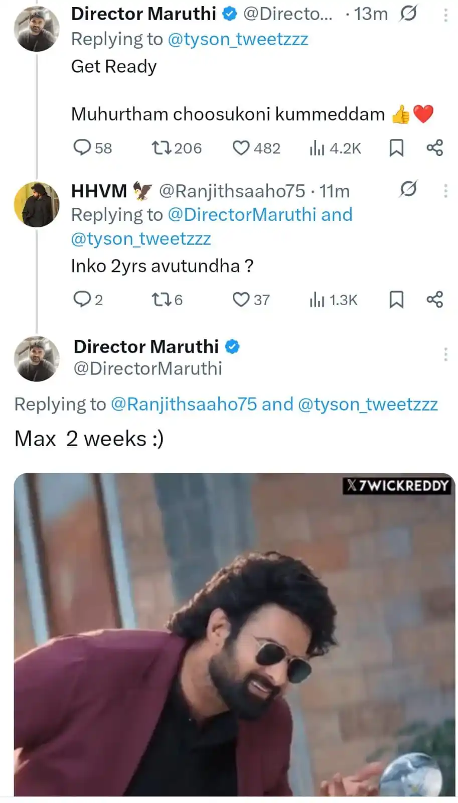 Prabhas _ Karnataka Rebels post