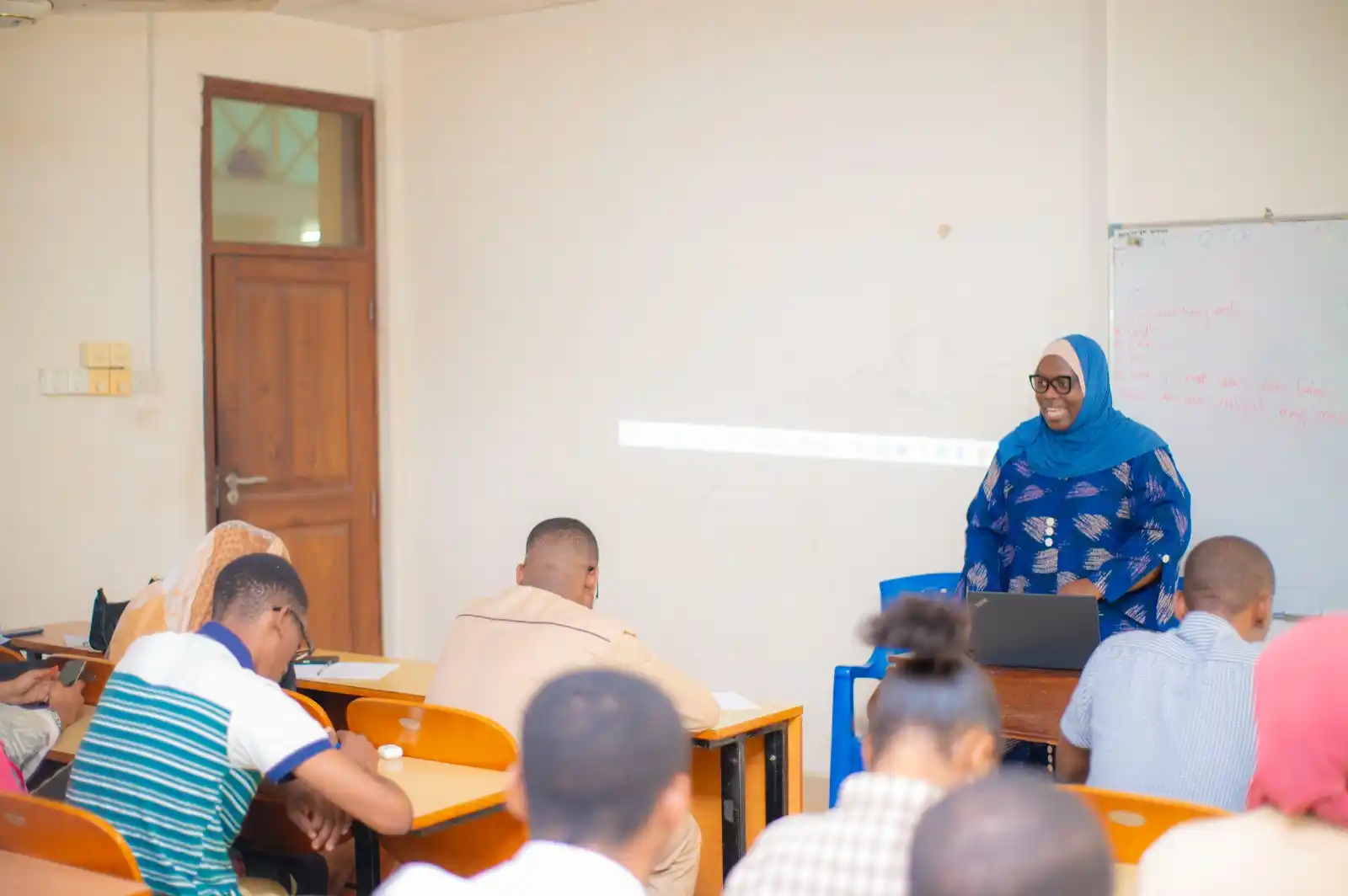 Image from TCRA TANZANIA: Bi. Sophia Mabada, afisa kutoka TCRA Ofisi ya Zanzibar akitoa elimu ya...