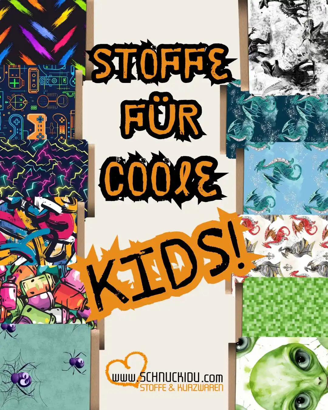 Image from Schnuckidu - Stoffe & Kurzwaren: 🎉 Endlich da – Stoffe für coole Jungs! 🎉 Ihr habt sie euch gewünsch...