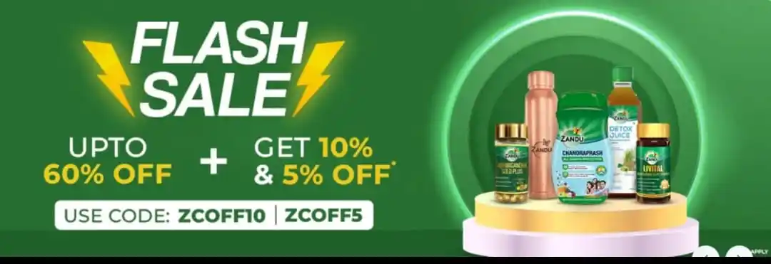 Image from Rk Deals: Extrape offer ⚡️ Zandu Flash Sale is LIVE! ⚡️ Get your wellness essen...