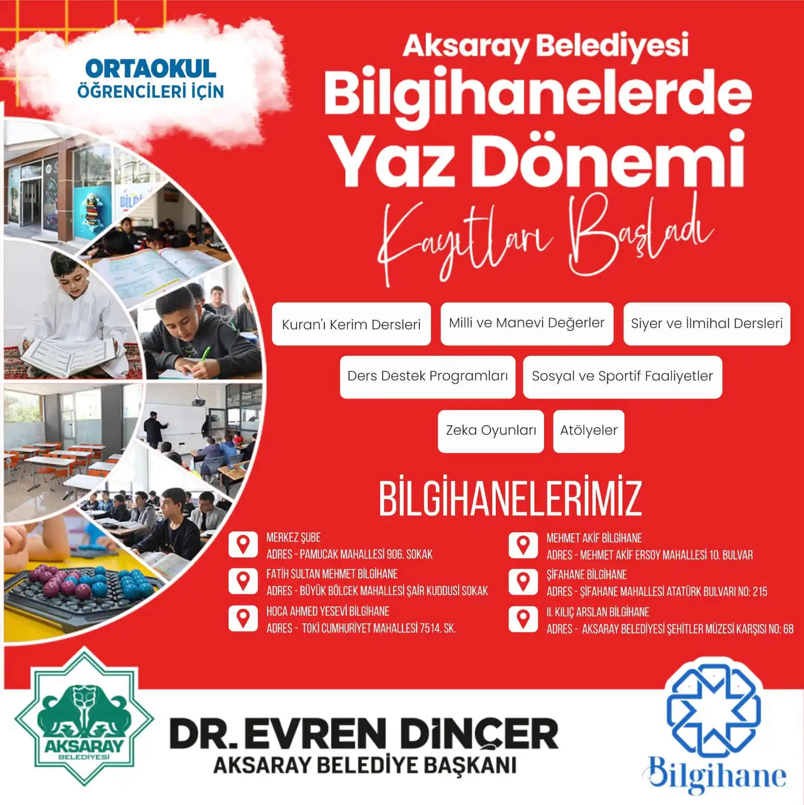 Image from Aksaray Belediyesi: Geleceğimizin teminatı olan çocuklarımızın yaz dönemini dopdolu ve ver...
