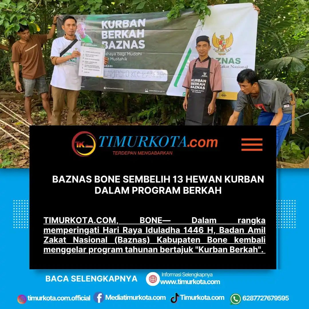 Image from timurkota.com: https://www.timurkota.com/2025/06/baznas-bone-sembelih-13-hewan-kurban...