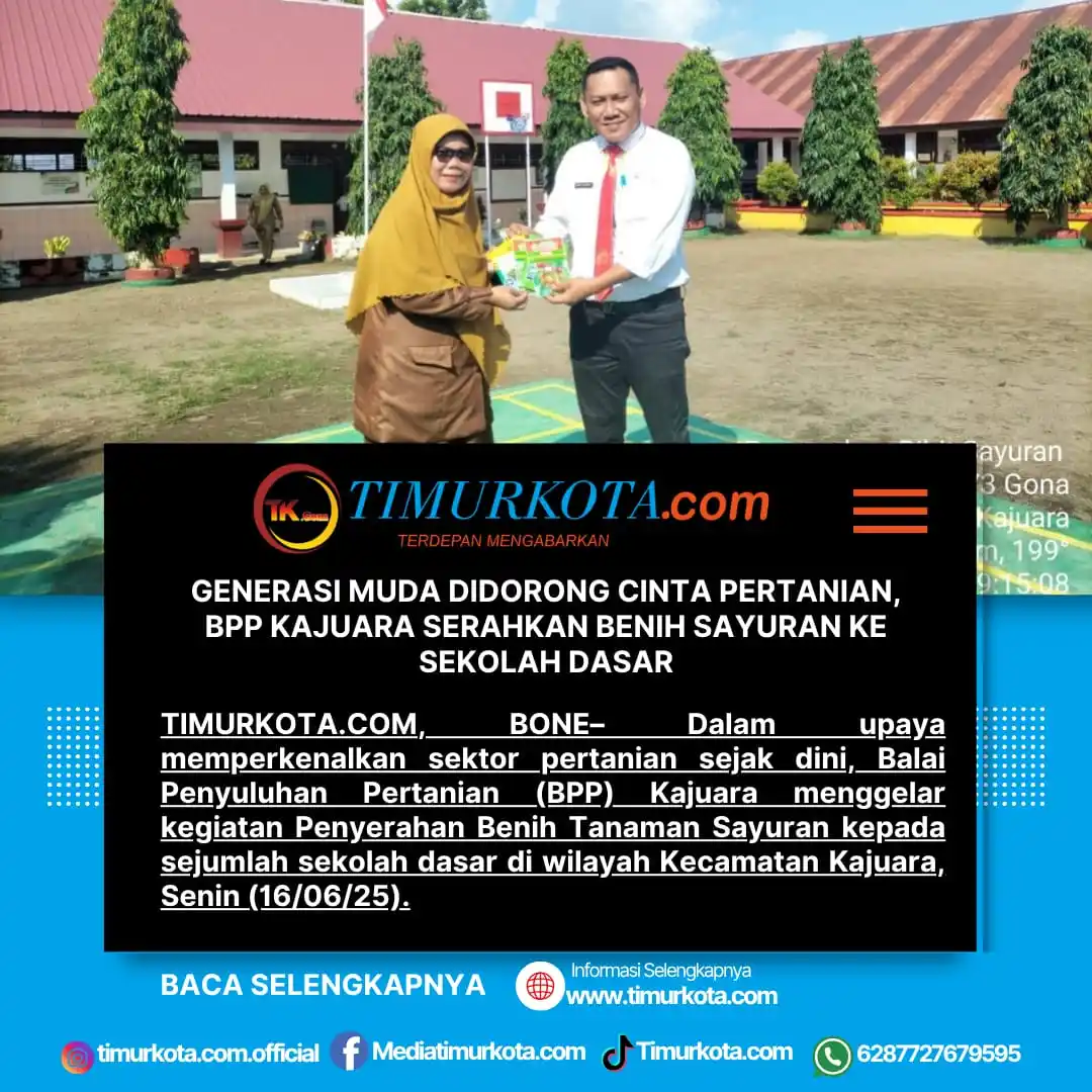 Image from timurkota.com: https://www.timurkota.com/2025/06/generasi-muda-didorong-cinta-pertani...