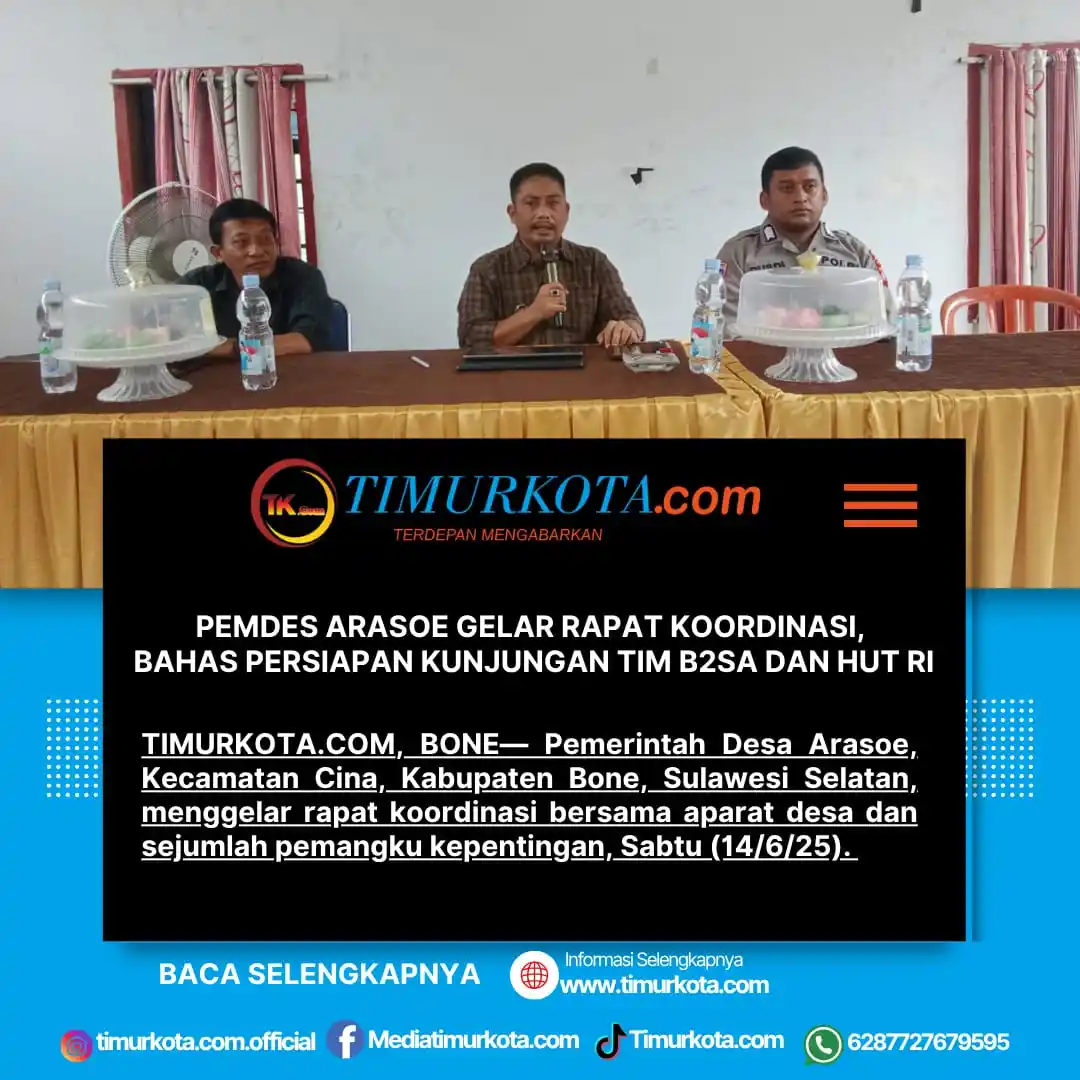 Image from timurkota.com: https://www.timurkota.com/2025/06/pemdes-arasoe-gelar-rapat-koordinasi...