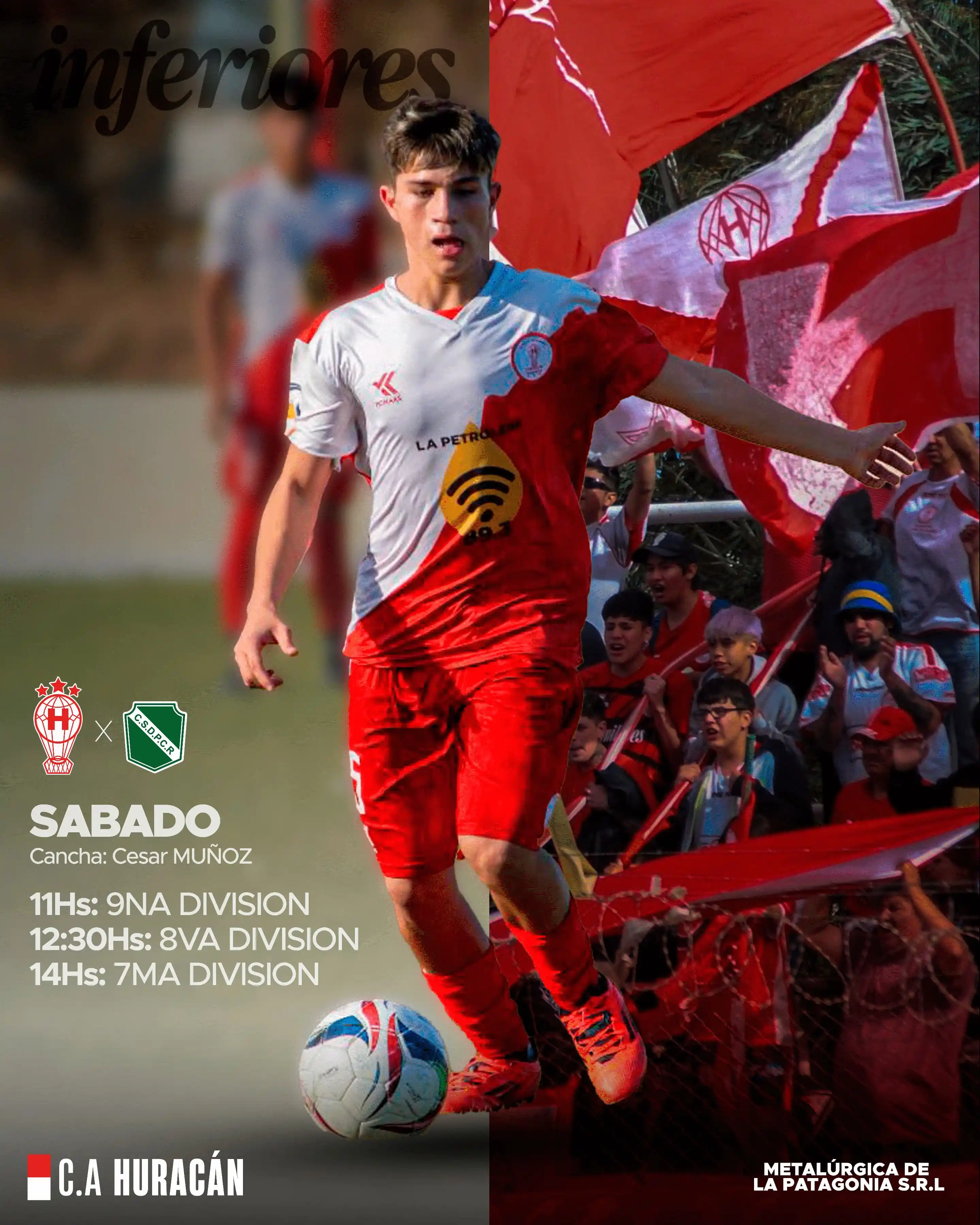 Image from Huracán de Comodoro: ¡JUEGAN LOS PIBES DEL SEMILLERO!🇦🇹 7ma, 8va y 9na 🆚 Petroquímica �...