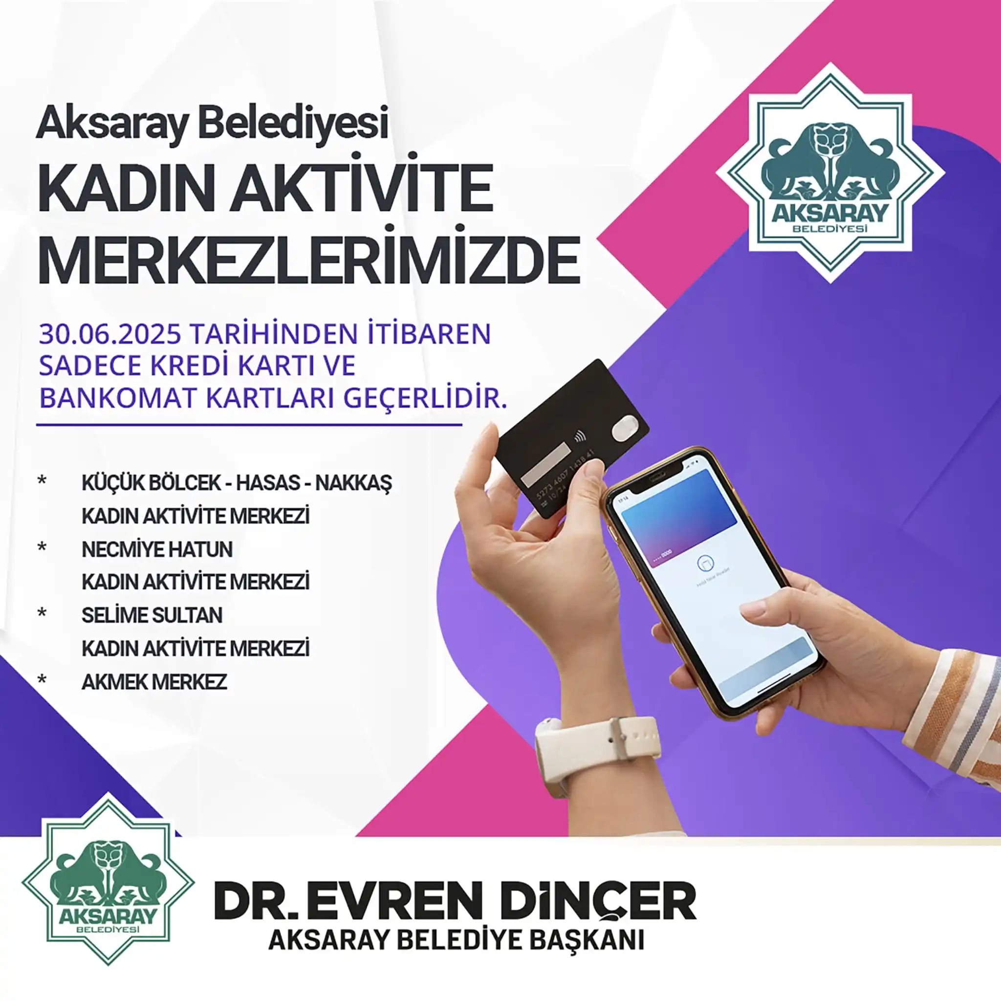 Image from Aksaray Belediyesi: 📍Kadın Aktivite Merkezlerimizde dijital dönem başlıyor. 😎 Kadınları...