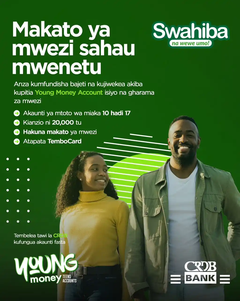 Image from CRDB Bank Plc: Likizo hii njoo nao tawini tuwape elimu ya fedha!   Njoo na watoto wak...