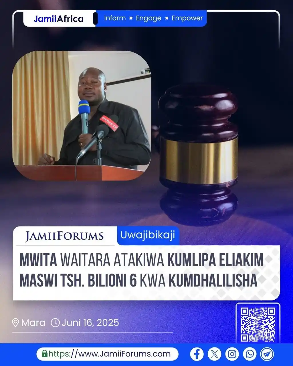 Image from JamiiForums: MARA: Kesi ya madai iliyokuwa inawakabili Mbunge wa Jimbo la Tarime Vi...