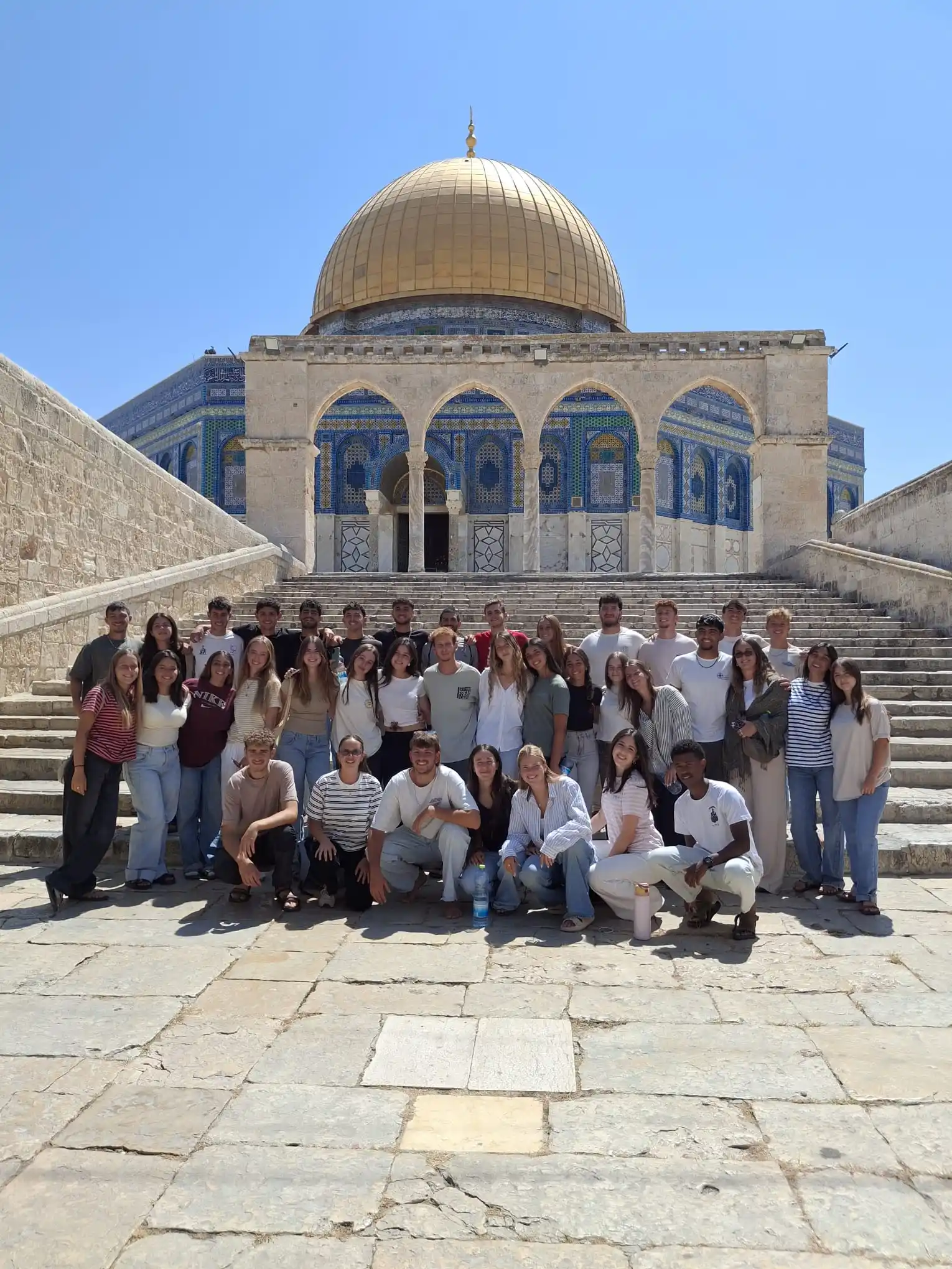 Image from עדכוני הר הבית: *מכינת מיתרים-לכיש המדהימים עלו הבוקר להר הבית בהדרכת רועי זאגא ובערב ...