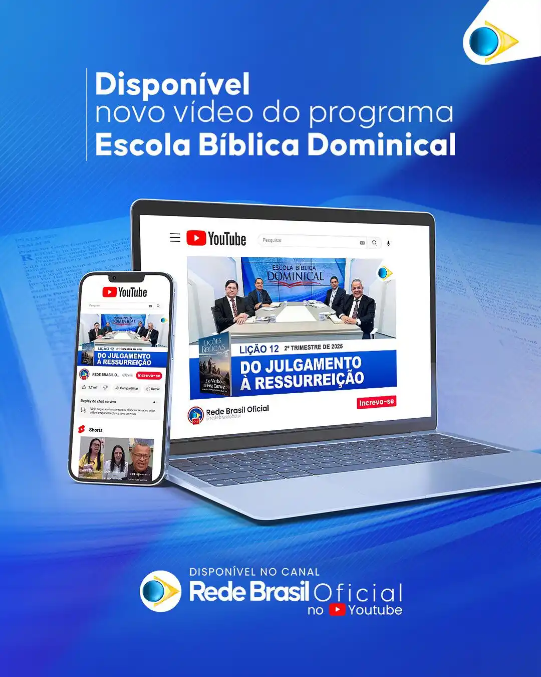 Image from Rede Brasil Oficial: Nesta lição, estudaremos alguns fatos importantes que aconteceram nos ...